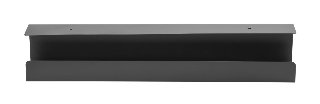 Cablio Under-Desk Cable Tray – Black – 60 cm