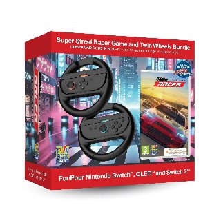 Super Street: Racer Game with Twin Racing Wheels B