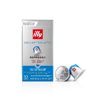 illy lly Nespresso ground Decaf capsules