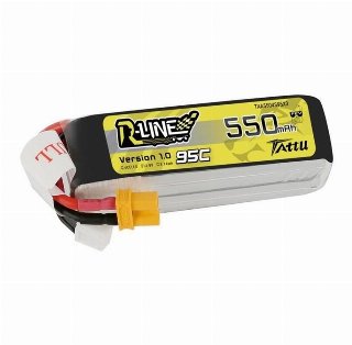 Gens ace &Tattu - 550 mAh 14.8 V 95C 4S1P Battery R-Line