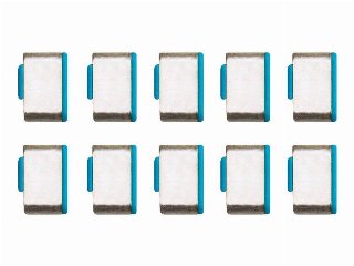 Port Blocker USB-C Blue 10-Pack Without Key - Portblokering