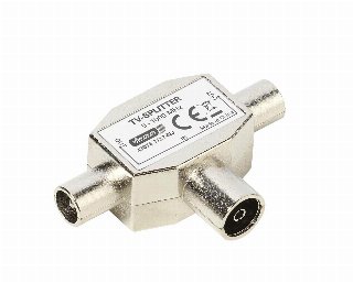 Vivanco TV 2-way splitter Metal Shielded