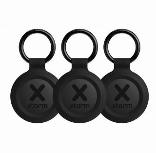 Xtorm TravelTag Tracker 3-Pack for iOS & Android Black - Anti-tab Bluetooth-tag