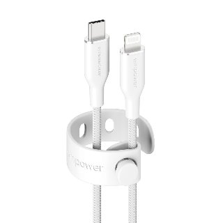 empower by PanzerGlass empower by PanzerGlass Racing 60W USB-C to Lightning Cable | USB 2.0 | 1.2M | Silver White