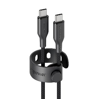 empower by PanzerGlass Racing 240W USB-C to USB-C Cable | USB 2.0 | 1.2M | Space Black