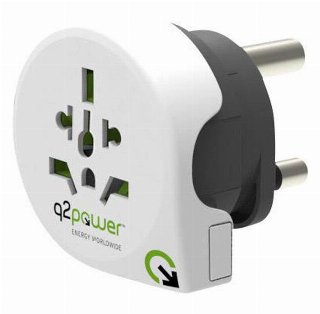 Q2Power World to South Africa Travel Adapter