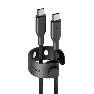empower by PanzerGlass Racing 60W USB-C to USB-C Cable | USB 2.0 | 1.2M | Space Black