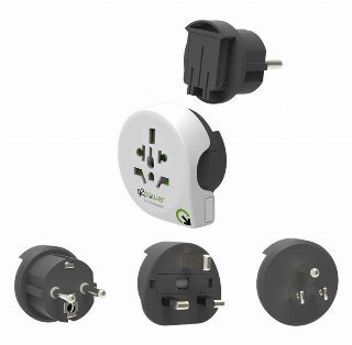 Q2Power Qplux World 3in1 Rejseadapter