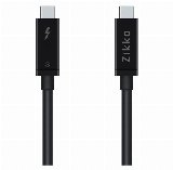 Zikko 0.5m 100W / 40Gb 8k USB-C Cable Black