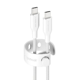 empower by PanzerGlass Racing 60W USB-C to USB-C Cable | USB 2.0 | 1.2M | Silver White