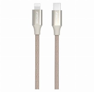 GreyLime Braided USB-C to MFi Lightning Cable Beige 1 m