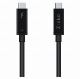 Zikko 0.8m 100W / 20Gb 8K USB-C Cable 0.8m Black