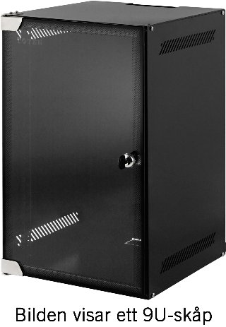 TOTEN 10 wall cabinet, delivered unassembled , 12U, 280x310