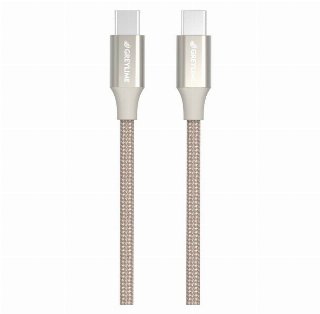 GreyLime Braided USB-C to USB-C 60W Cable Beige 1 m
