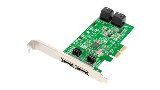 Dawicontrol DC 624e RAID - Styreenhed til lagring (RAID) - indstikskort - lavprofil