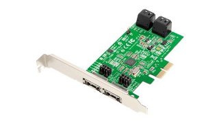 Dawicontrol DC 624e RAID - Styreenhed til lagring (RAID) - indstikskort - lavprofil