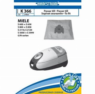 hanestroem Vacuum Cleaner Bags K366