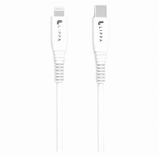Lippa USB-C to MFi Lightning cable 2 m White