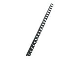 GBC CombBind indbindingsryg Combs  14mm A4 21R Sort - Plastikindbindingskam