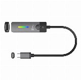 JCA157-N USB-C to HDMI 2.1 8K Adapter0.1m USB-C HDMI Grå, Sort
