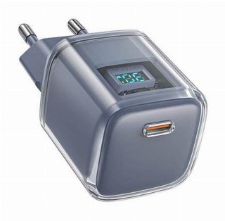 Acefast Wall charger  A53 Sparkling series PD 30W GaN (grey)