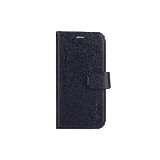 Radicover Anti Radiation Mobile Case PU Leather iPhone 13 Mini Flipcover Black