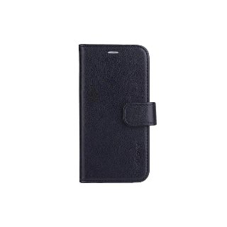 Radicover Anti Radiation Mobile Case PU Leather iPhone 13 Mini Flipcover Black