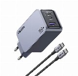 UGREEN Nexode Pro 100W 3-port GaN hurtigoplader med 100W USB-C-kabel - Strømforsyningsadapter