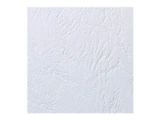 ACCO Brands Indbindingsomslag  LeatherGrain A4 250 g Hvid
