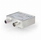 Nedis Satellite & Antenna Adapter | IEC (Coax) Female | F Female / IEC (Coax) Male