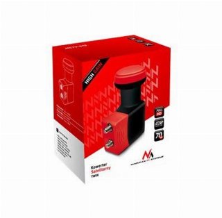Maclean MCTV-670 TWIN 2 Receiver LNB 0.1dB Switch - Dobbelt satellit LNB