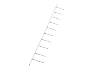 GBC Sure Bind strips  A4 25mm hvid (100) Hvid - Bindestrips