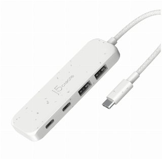 J5 Create Eco-Friendly USB-C to 4-Port Type-C/A Gen 2 Hub