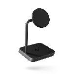 ZENS Office Charger 2 - Trådløs opladningspude/opladningsstander + AC-strømadapter