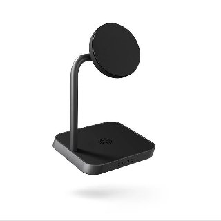 ZENS Office Charger 2 - Trådløs opladningspude/opladningsstander + AC-strømadapter