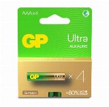 GP Battery Ultra Alkaline AAA/LR03 4-pack