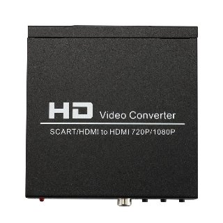 NORTH SCART+HDMI to HDMI HD Converter and Switch Black