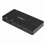 StarTech.com 2 Port USB C KVM Switch - KVM / audio-switch - 2 porte
