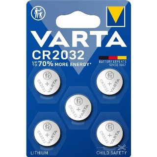 VARTA CR2032 møntbatteri, 5 stk